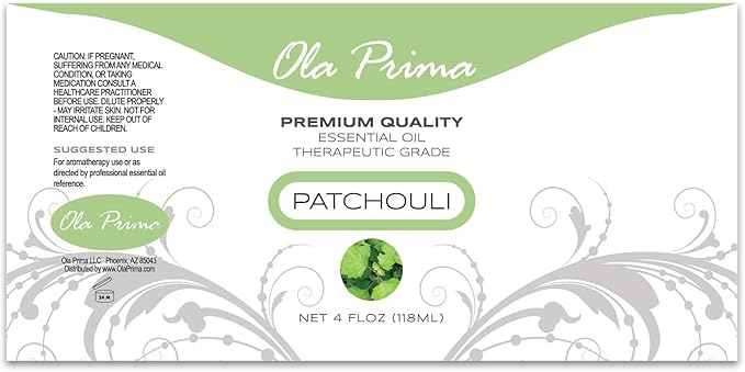 Ola Prima 4oz Patchouli Essential Oil