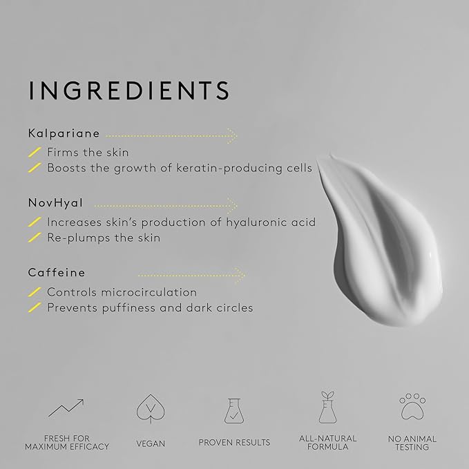 NUORI Infinity Bio-Fusion Eye Serum | For All Skin Types, Brightening and Firming Serum for Eyes, Addressing Visible Signs of Aging, 10 ml, 0.2 fl oz