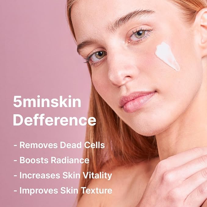 5minskin Body Scrub with Fruit Extracts and Jojoba Beads | Nourishes Bath | Smoothing Body Scrub | Hydrating and Exfoliating | Essential Care