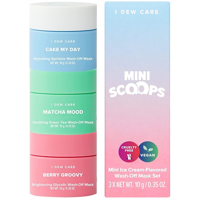 I DEW CARE Hydrogel Eye Patch - Starlit Kitten, 5 EA + Mini Scoops Bundle