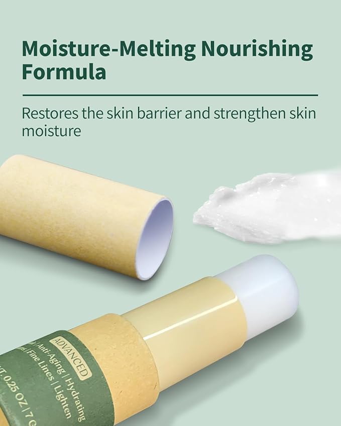 Advanced Snail Repair Eye Stick, Brightening & Tightening Eye Cream for Fine Lines & Dark Circles, Snail Mucin Eye Stick for Sensitive and All Skin Type, 0.25OZ