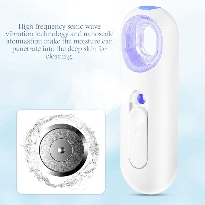 Nano Facial Mister, 25Ml Mist Sprayer, Portable Nano Atomization Machine Handy Mist Spray Facial Steamer Nebulizer Face Moisturizing for Hydrating Face Dry