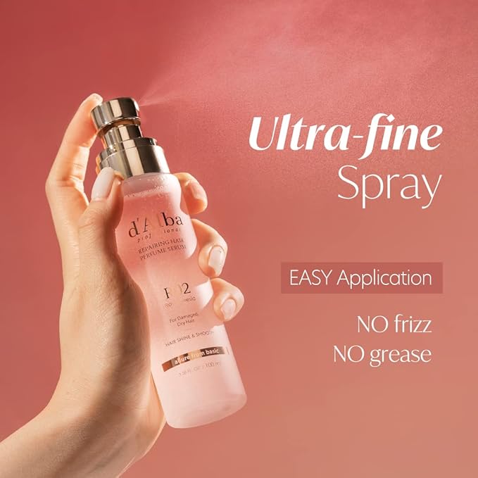 d'alba Piedmont Italian White Truffle Professional Repairing Hair Perfume Serum Fragrance (3.38 fl oz)