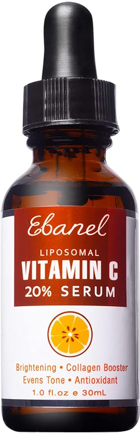 Ebanel Vitamin C Serum for Face with Ferulic Acid, Retinol, Vitamin B5 & E, Antioxidant Brightening Serum, Dark Spot Remover for Face, Anti-Aging Facial Skin Care for Day and Night