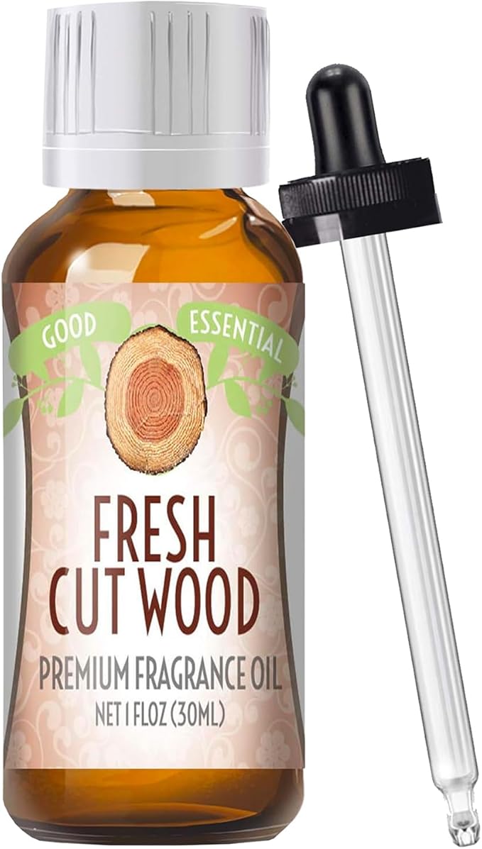 Good Essential Professional Fresh Cut Wood Fragrance Oil 30ml / 1 fl oz for Diffuser, Soaps, Lotions, Perfume, Candle, Aromatherapy Oil