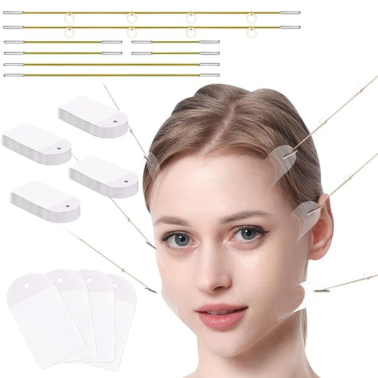 108PCS Neck Tape Lifting Invisible & Face Lift Tape Invisible - Instant Lifting Tape for Neck, Jowls & Double Chin, Face Tape for Sagging Skin | Reusable, Comfortable & Makeup-Friendly for Women