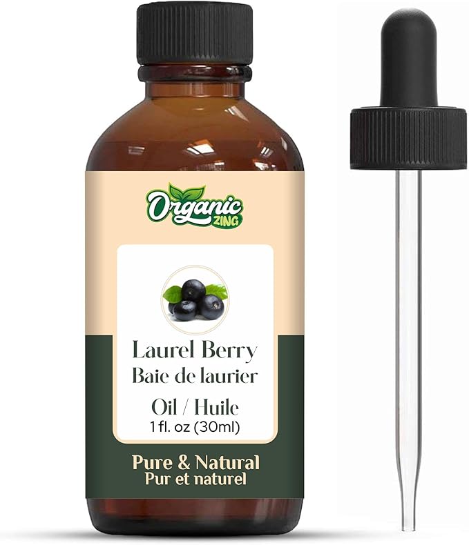 Laurel Berry (Laurus nobilis) Oil | Pure & Natural Essential Oil for Skincare, Aroma & Diffusers, Haircare- 30ml/1.01fl oz