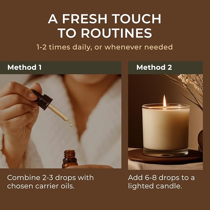 Gya Labs Thuja Essential Oil for Skin - 0.34 Fl Oz - 100% Pure Natural Thuja Oil for Diffuser, Hair, Aromatherapy & Candle Making - Woody Camphorous & Cleansing Scent