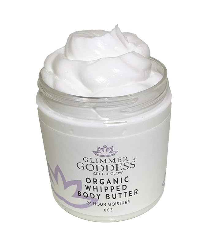 GLIMMER GODDESS Organic Whipped Body Butter (Blood Orange) 8 oz
