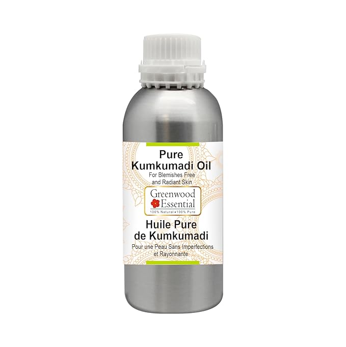 Pure Kumkumadi Oil for Blemishes Free and Radiant Skin Premium Therapeutic Grade for Hair, Skin & Aromatherapy 300ml (10 oz)