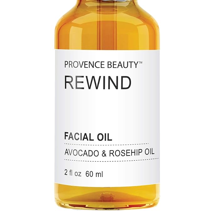 Provence Beauty Rose Multi-Use Oil for Face, Body and Hair & Active REWIND Facial Oil