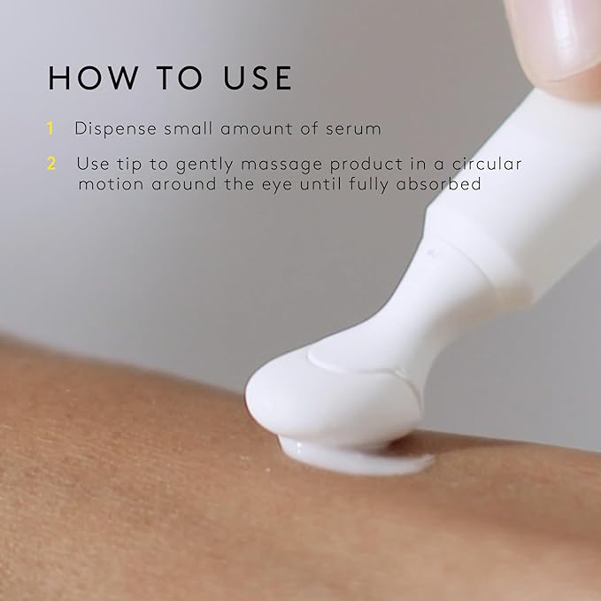 NUORI Infinity Bio-Fusion Eye Serum | For All Skin Types, Brightening and Firming Serum for Eyes, Addressing Visible Signs of Aging, 10 ml, 0.2 fl oz