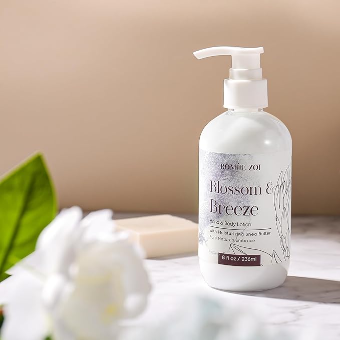 Daily Hand & Body Lotion with Moisturizing Shea Butter for All Skin Type- Blossom & Breeze - 236 ML / 8 FL OZ