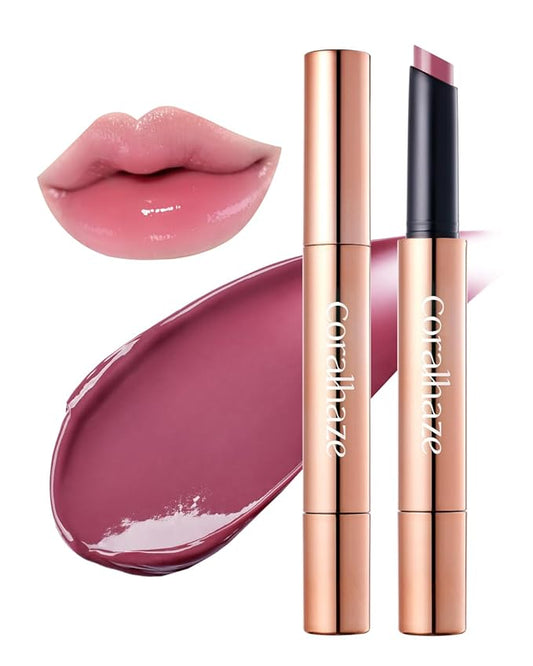 Volumizing Lip Fondue 05 Distinct 2g, 3-in-1 Melting Balm for Hydrating Lip Care, Plumping Volume and High-Gloss Water Glow, Infused with Rosehip Oil for Longlasting Moisture, Korean Makeup
