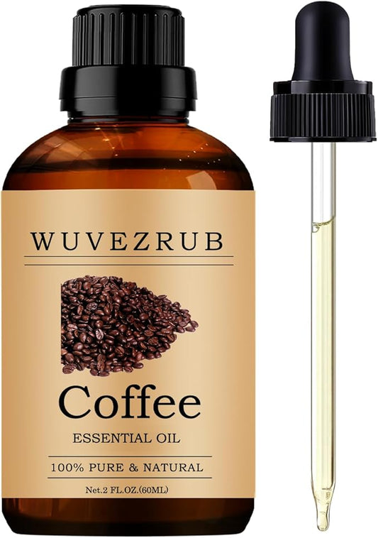 Coffee Essential Oils 60ML, Pure Coffee Essential Oil for Aromatherapy Diffuser - 2 Fl Oz