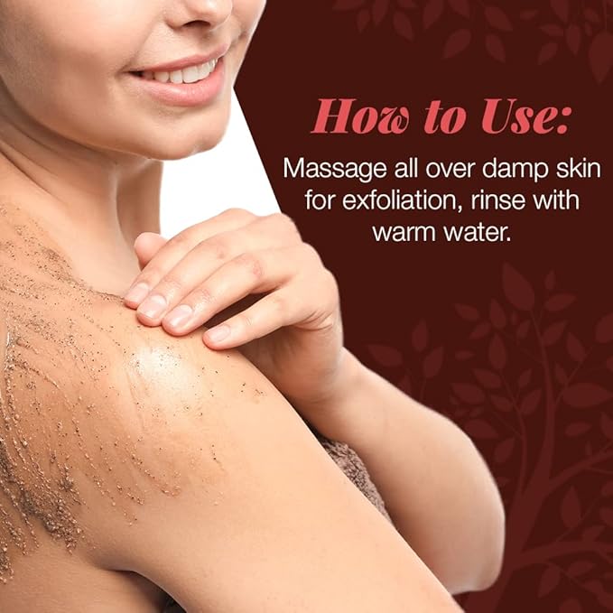 Body Drench Argan Oil Exfoliating Body Scrub – Deep Cleansing & Hydrating Skin Polish for Smooth, Radiant Skin, Removes Dead Skin Cells, 6 fl oz