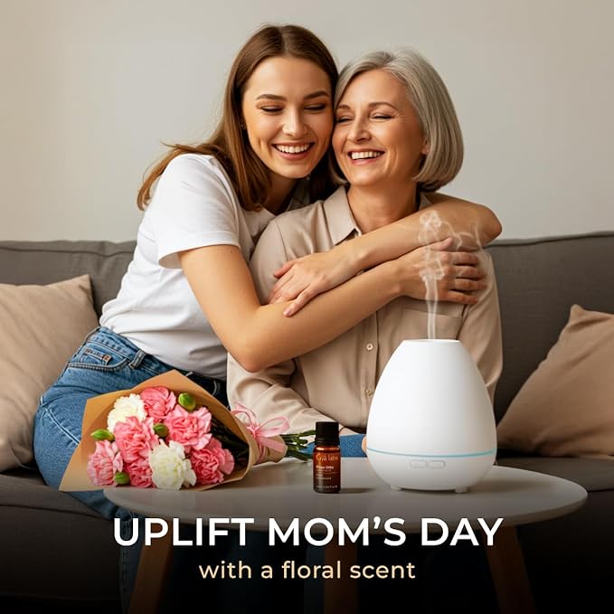 Gya Labs Rose Essential Oils for Skin Use - 0.34 Fl Oz - 100% Pure Natural Rose Oil for Face, Hair, Diffuser, Perfume & Candle Making Scent Aromatherapy