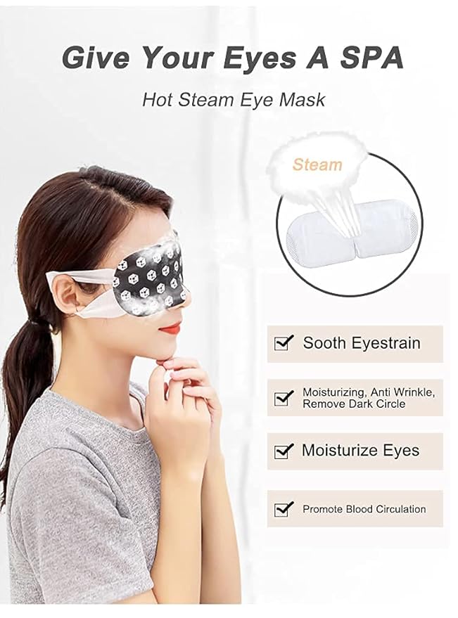 Self Heated Spa Hot Steam Eye Patch Facial Tired