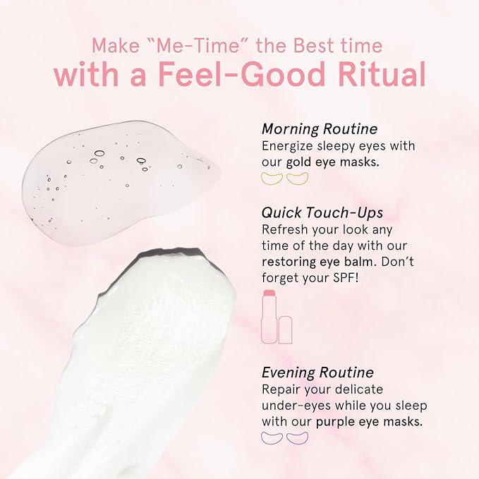 grace & stella Under Eye Brightener Balm Stick - Travel Size Toiletries - Retinol & Caffeine Eye Cream for Dark Circles, Puffiness, Wrinkles - Hydrate and Brighten - Vegan Skincare (0.13oz / 3.5g)