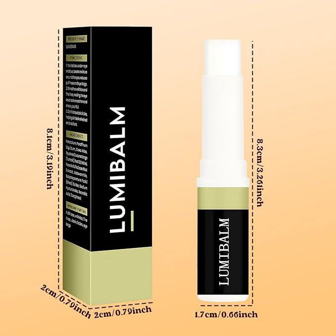 2 PCS Lumibalm Eye Serum Stick, Lumibalm Balm Stick, For Under Eye Bags, Erase Dark Circles Fade Lines, Deeply Moisturizes, Anti Aging Serum Stick