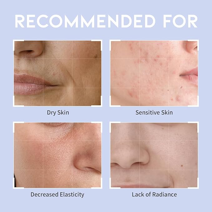 Collagen Hydrating Sheet Masks for Face Korean Anti Aging Mask Sheet for Dry Skin & Sensitive Skin, EVE Vegan, Not Tested on Animals, No Parabens, No Sulfates, Hyaluronic Acid, Witch Hazel 10EA