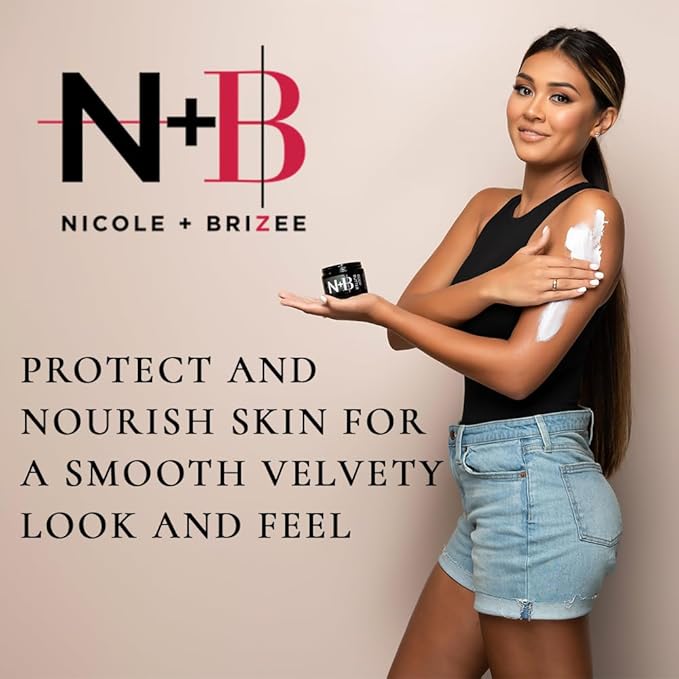 N+B Whipped Body Butter | Vitamin E & Argan Oil Extracts | Ultra Hydrating | No Sticky Residue