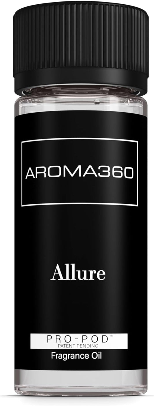 Aroma360 Allure Pro Pod 50ML - Fragrance Oil Blend | Hotel Inspired Luxury Essential Oil Diffuser | Aromatherapy Scent Diffuser Oils | Notes of Bergamot, Nutmeg, Jasmine, Rose, Sandalwood, and More.