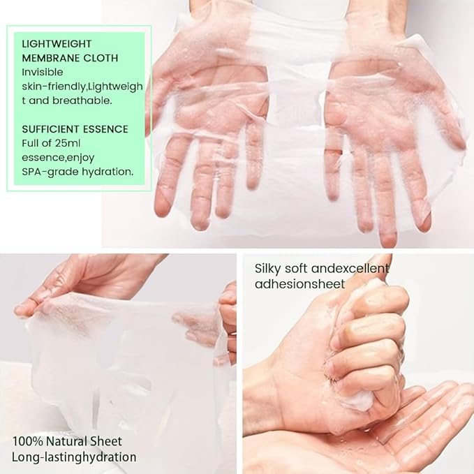 Tea Tree Face Masks Skincare,Nourish,Deep Moisturizing,Atural Skin Care Spa Face Mask,Hydrating Smoothing Face Masks for Women Men,for All Skin Types 6 Pack