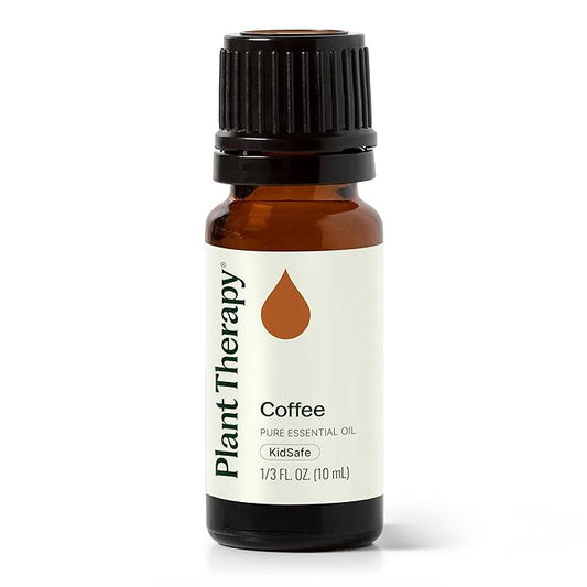Plant Therapy Coffee Essential Oil 100% Pure, Undiluted, Natural Aromatherapy, Therapeutic Grade 10 mL (1/3 oz)