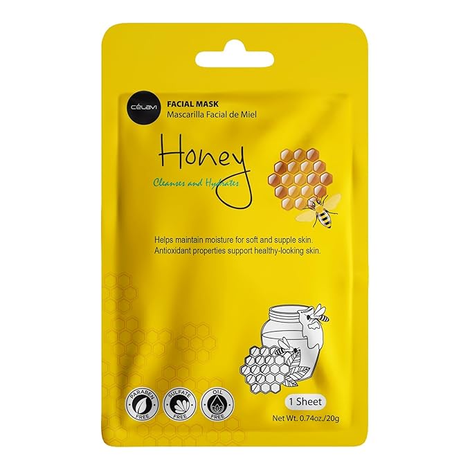 celavi Essence Facial Face Mask Paper Sheet Korea Skin Care Moisturizing 6 packs for each 6 flavors (New) K-Beauty Skincare 36 masks in a pack Made in Korea