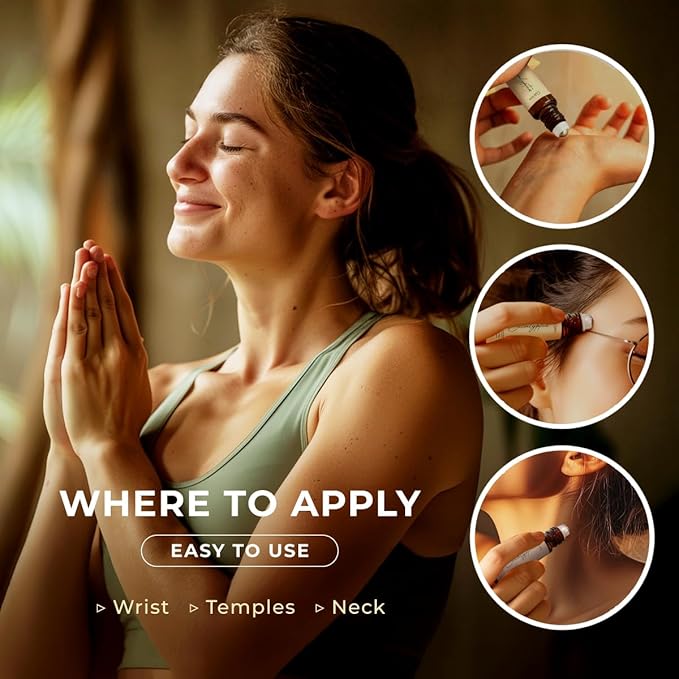 Gya Labs Eucalyptus Essential Oil Roll on for Soothing Comfort - 100% Pure Natural Eucalyptus Oil Roller for Skin, Relaxing Aromatherapy, Travel Size (0.34 Fl Oz)