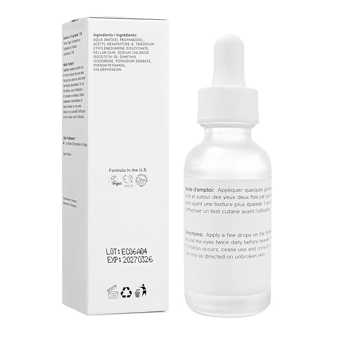 Argireline Serum For Oily Skin, Advanced Anti-Wrinkle Facial Serum For Women, 30 ML/ 1 PCS Moisturizing Argireline 10% Solution For Face, Argireline Peptide.
