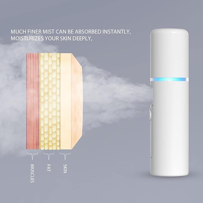 Nano Facial Mister Portable Mini Face Mist Handy Sprayer Automatic Eyelash Extensions Cool Facial Steamer