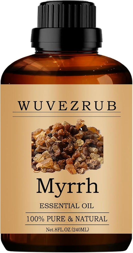 Myrrh Essential Oils 240ML, Pure Myrrh Essential Oil for Aromatherapy Diffuser - 8 Fl Oz