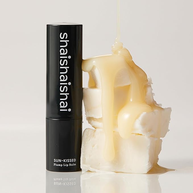 SUN-KISSED Plump Tinted Lip Balm, Lip Plumper, 70% Skincare Ingredients Providing Deep Hydration to Cracked & Chapped Lips, Lightweight Buildable High Gloss Finish, 10 Morning Burgundy