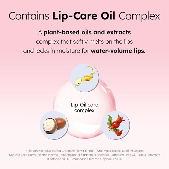 skybottle Volumizing Color Lip Balm #03 Adore Pink, Lip Plumper, Tinted Chapstick, Clean Lip Gloss, Natural Makeup, Korean Lip Balm, Girls Valentine Gift, 0.12oz