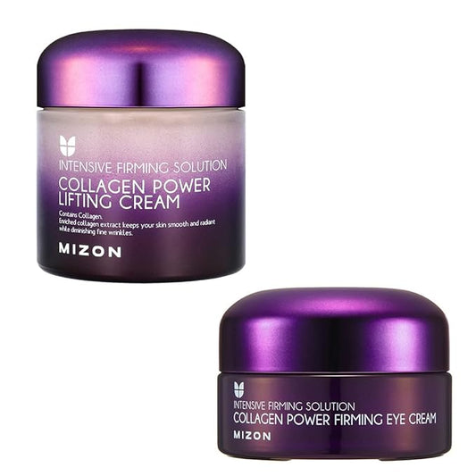 MIZON Collagen Line Collagen Power Firming Eye Cream 25ml + Collagen lifting cream 75ml, Collagen, Wrinkle Care, Moisture, Skincare, Lifting, Eye Cream, Face Cream