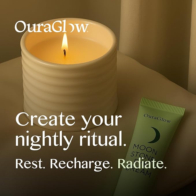 Caffeine Eye Cream for Dark Circles and Puffiness – Moonstone Under Eye Cream with Cooling Tip, Retinol, Hyaluronic Acid & Peptides – for Wrinkles, Bags, Fine Lines – Fragrance-Free