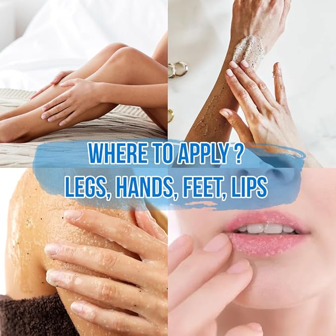 Pure Peppermint Scrub, Moisturizing and Exfoliating Face & Body Scrub, Organic Exfoliator, Fights Stretch Marks, Fine Lines and Wrinkles, Natural Shower Scrub