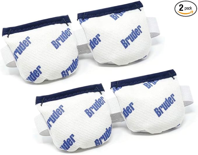 Bruder Moist Heat Compress | Microwave Activated Mask | Reusable, Washable, Non-allergenic | Fast Acting Relief for Dry Eye and Other Irritations | (Pack of 2)