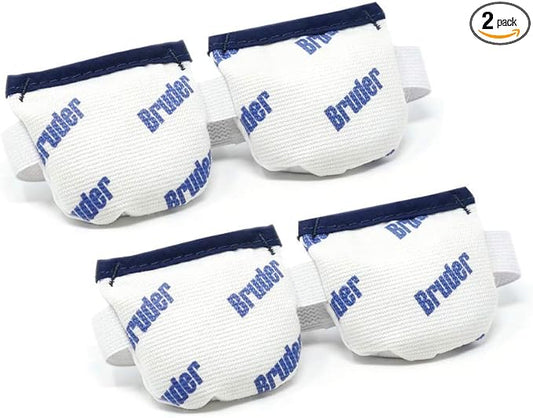 Bruder Moist Heat Compress | Microwave Activated Mask | Reusable, Washable, Non-allergenic | Fast Acting Relief for Dry Eye and Other Irritations | (Pack of 2)