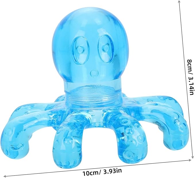 6 Pcs Ultra Scalp Massager - Octopus Head Massage Tool - Handheld Massager for Hair & Scalp - Portable, Elderly-Friendly