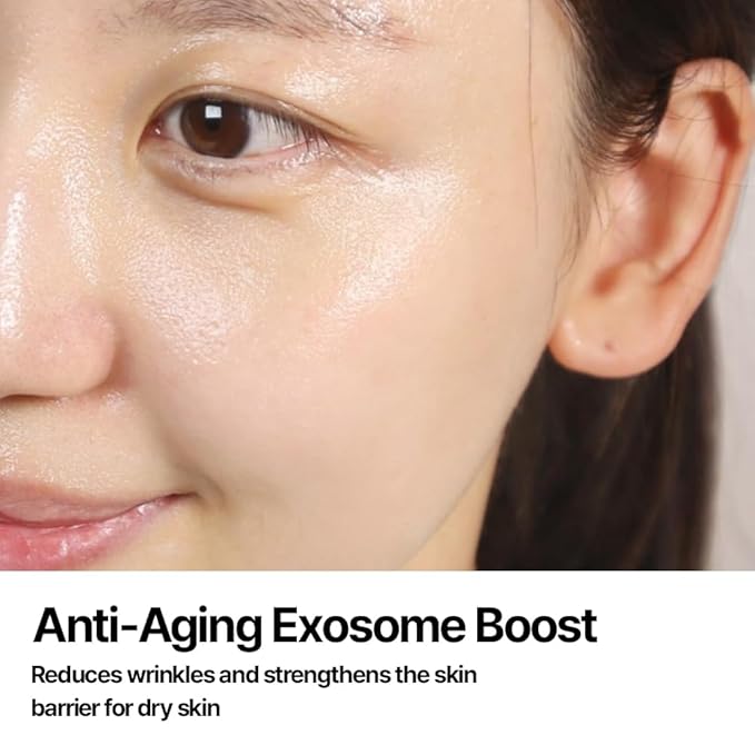 Exo-Recure Ampoule Exosome 10,000 PPM Collagen Water Fast Absorption Deep Hydration Rejuvenation Anti-Aging Glass Skin Pore Minimizer Skin Barrier KOREAN SKINCARE 50ml 1.71 Fl.Oz