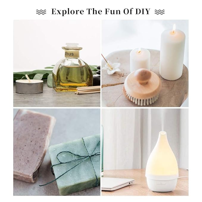 yethious 2 Pack Lavender Rose Essential Oil Set 100% Pure Organic Lavender Aromatherapy Oil Rose Fragance Oil for Diffuser Essential Oil Set