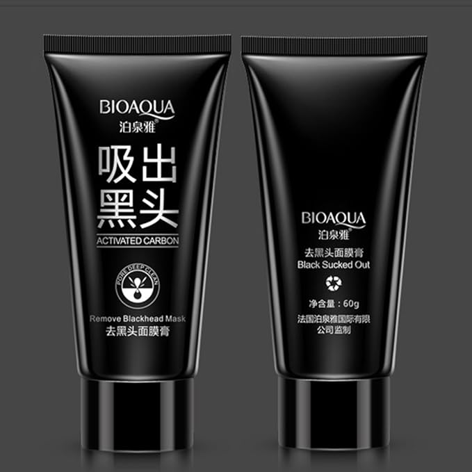 BIOAQUA Blackhead Remover Black Spots Mask Nose Pilaten Acne Purifying Peel Off Charcoal Deeply Cleanses Pores Skin