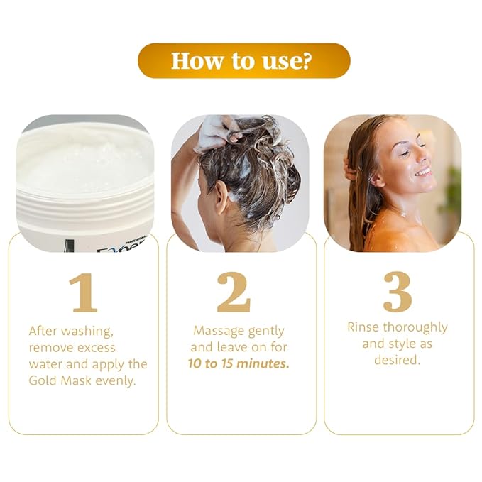 Expert Hair Kit: Deep Cleaning Shampoo + Sensation Texturizing Cream + Gold Repair Mask