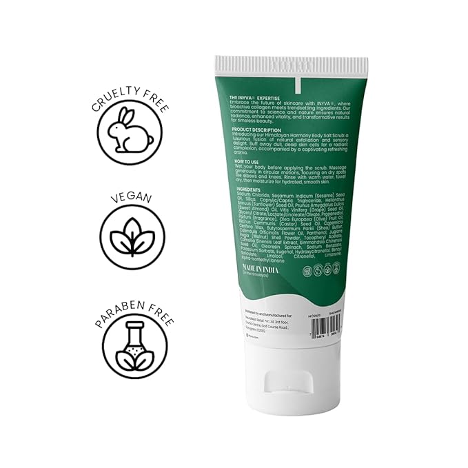 Himalayan Harmony Matcha Body Scrub With Walnut Shell,Shea Butter & Green Tea -6.7 Oz