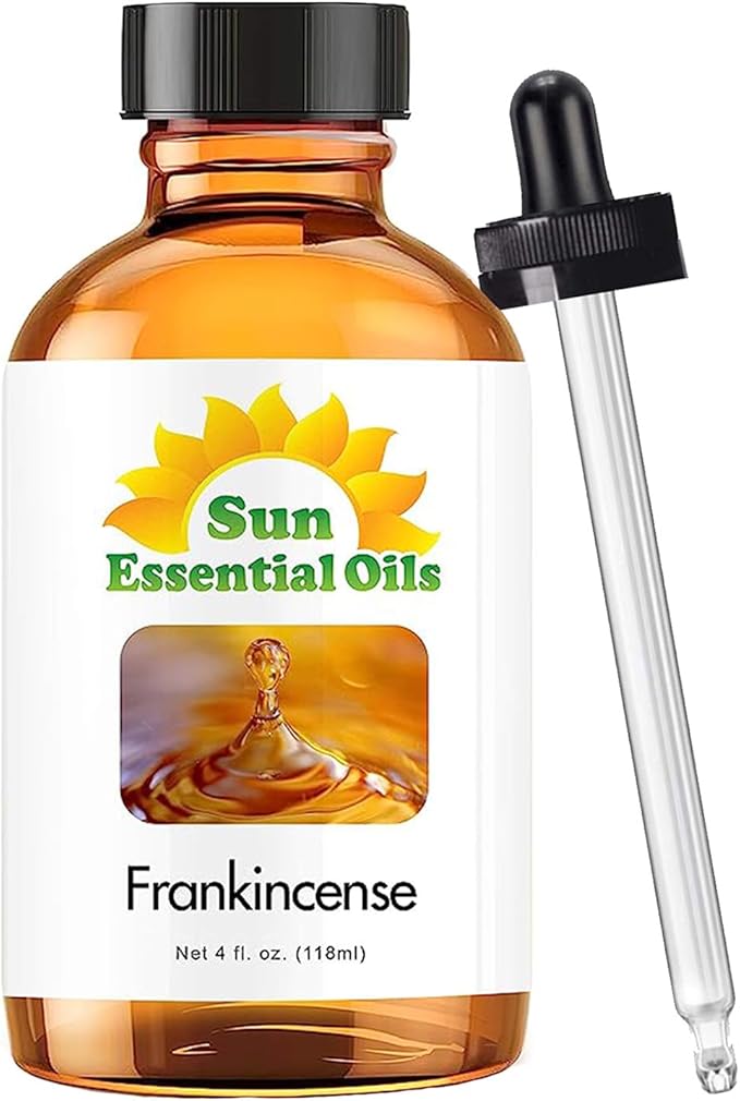 Sun Essential Oils Frankincense Essential Oil (4oz) – Bulk Frankincense Aromatherapy Oil