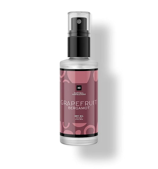 Natural Inspirations Grapefruit Bergamot Body & Face Dry Oil 4oz