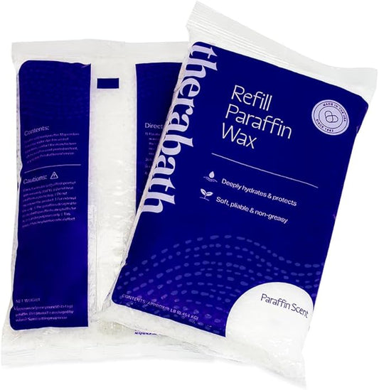 Therabath Paraffin Wax Refill - Thermotherapy - Use to Relieve Arthritis Discomfort, Stiff Muscles, & Dry Skin - For Hands, Feet, Body - Deeply Hydrates & Protects - Made in USA, 6 lb. ScentFree